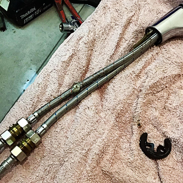 Burst internal, flexible hose