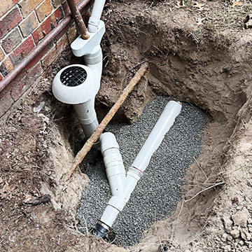  Accessing the sewerage drain 